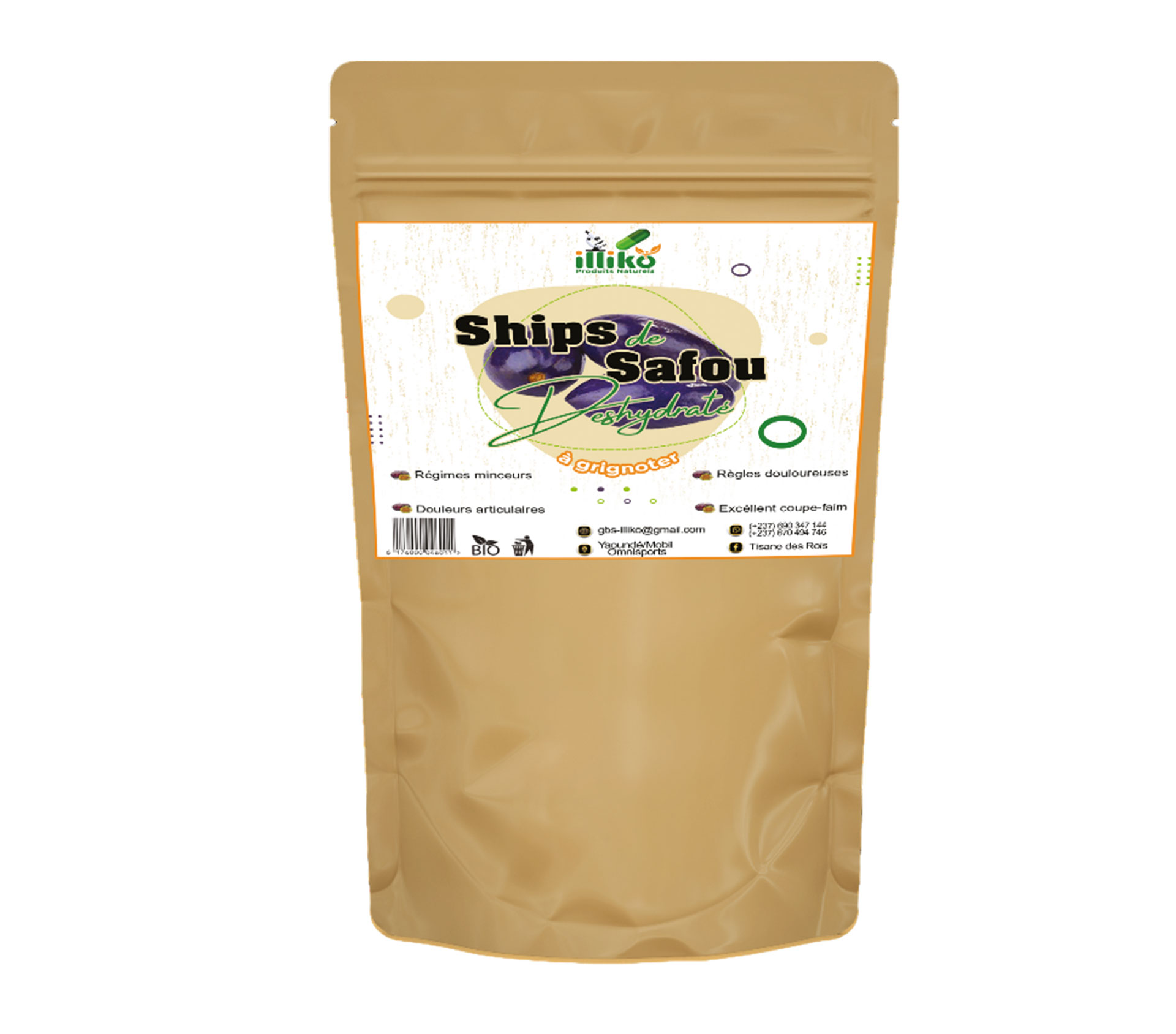 GBS Therapeutic illiko SAFOUS DÉSHYDRATÉS 100 Gram – GTIN 6174000243577