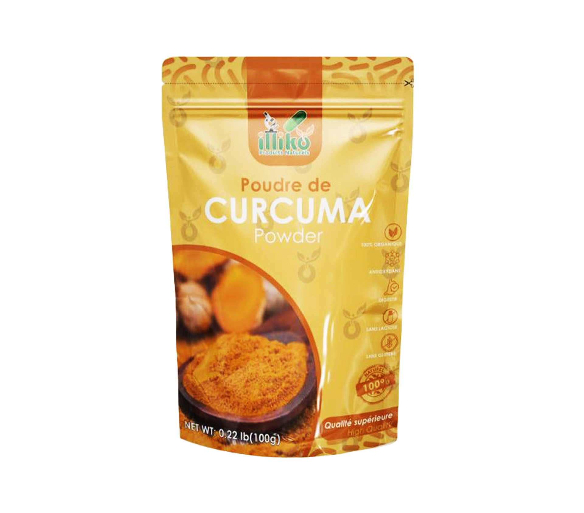 ILLIKO Curcuma En Poudre 100 Gram – GTIN 6176000046059