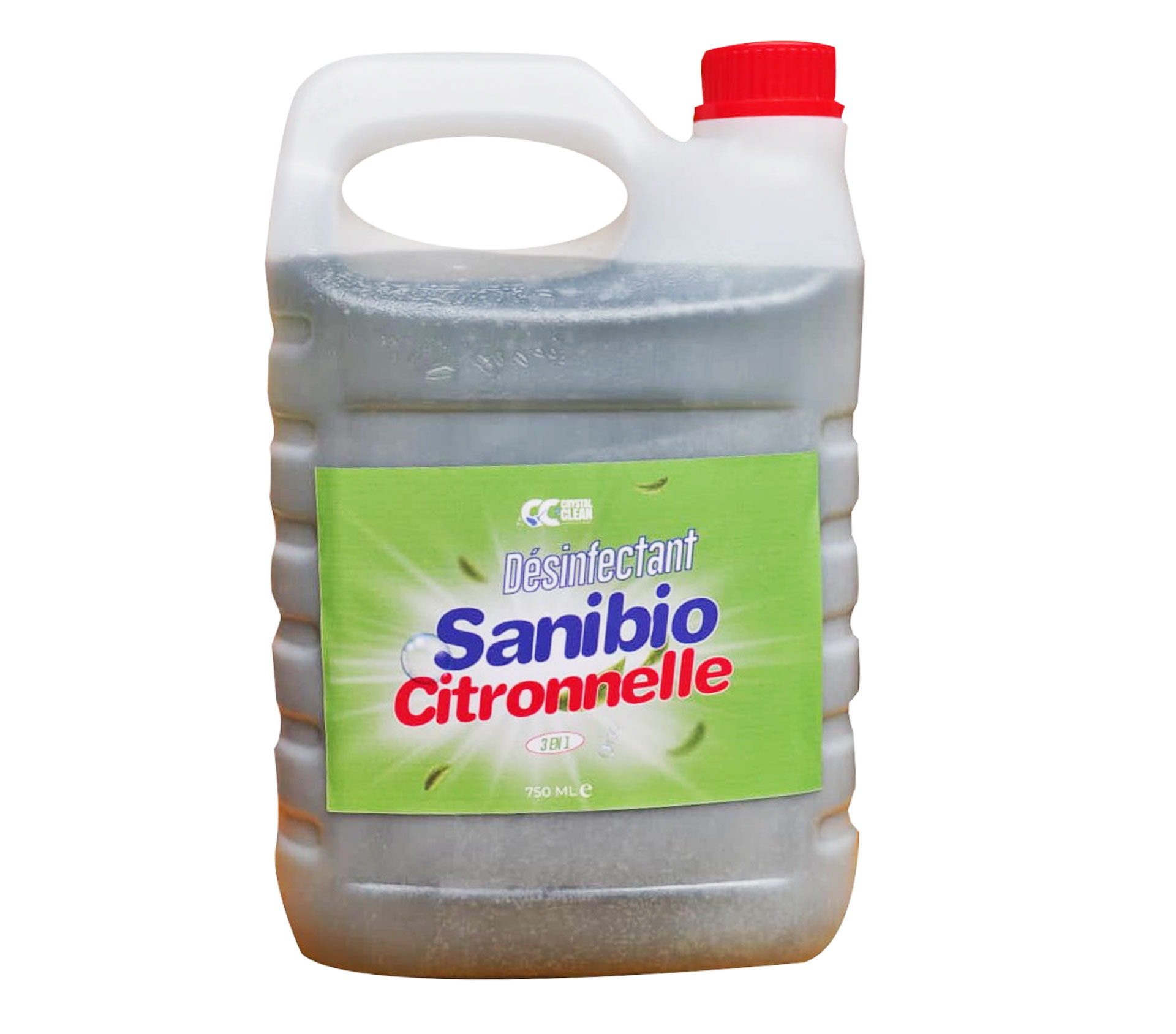 CRYSTAL CLEAN DESINFECTANT SANIBIO CITRONNELLE 5 litre – GTIN 6174000254535