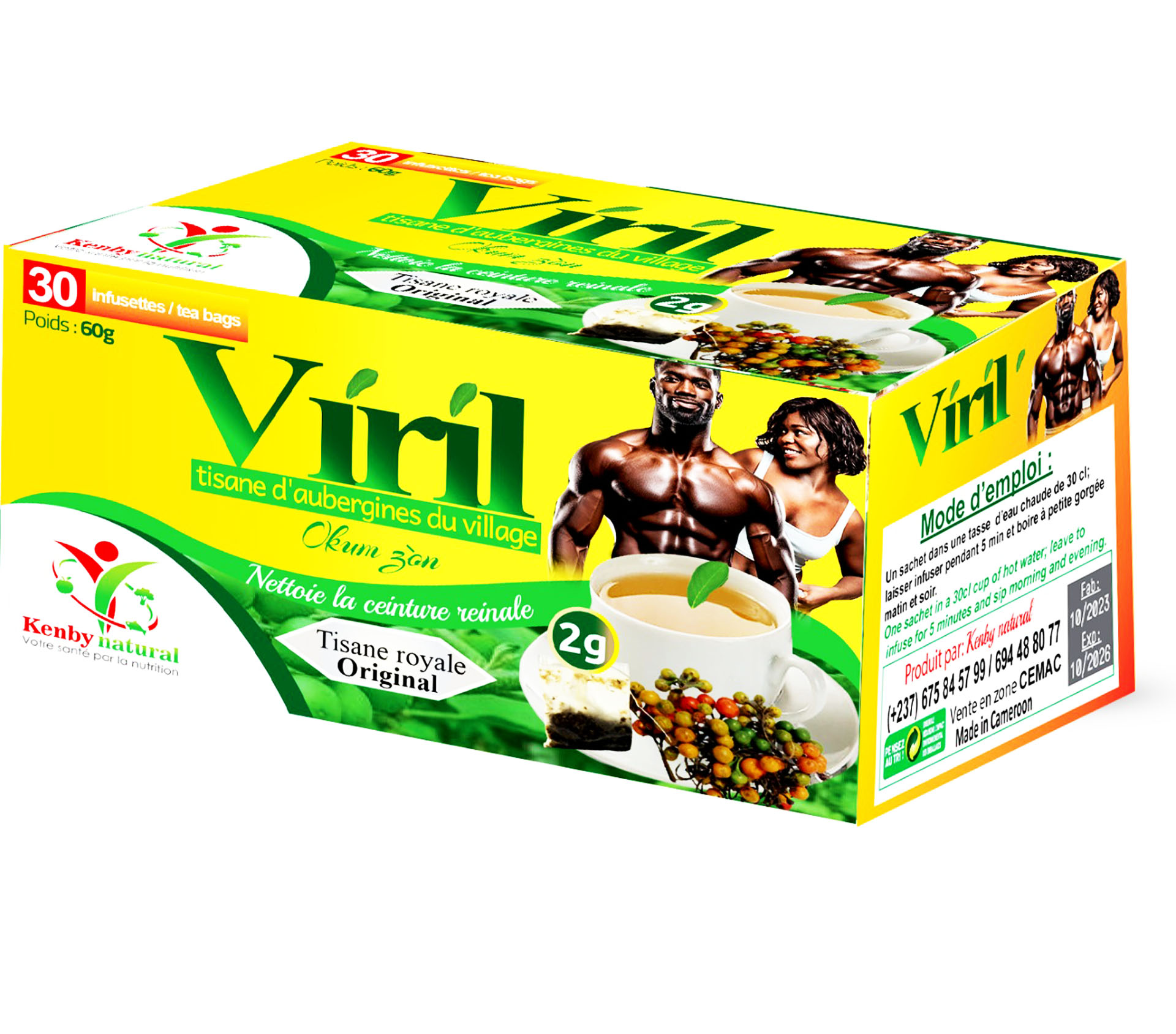 Viril Tisane d’aubergine infusion 60 Gram – GTIN 6177000010842