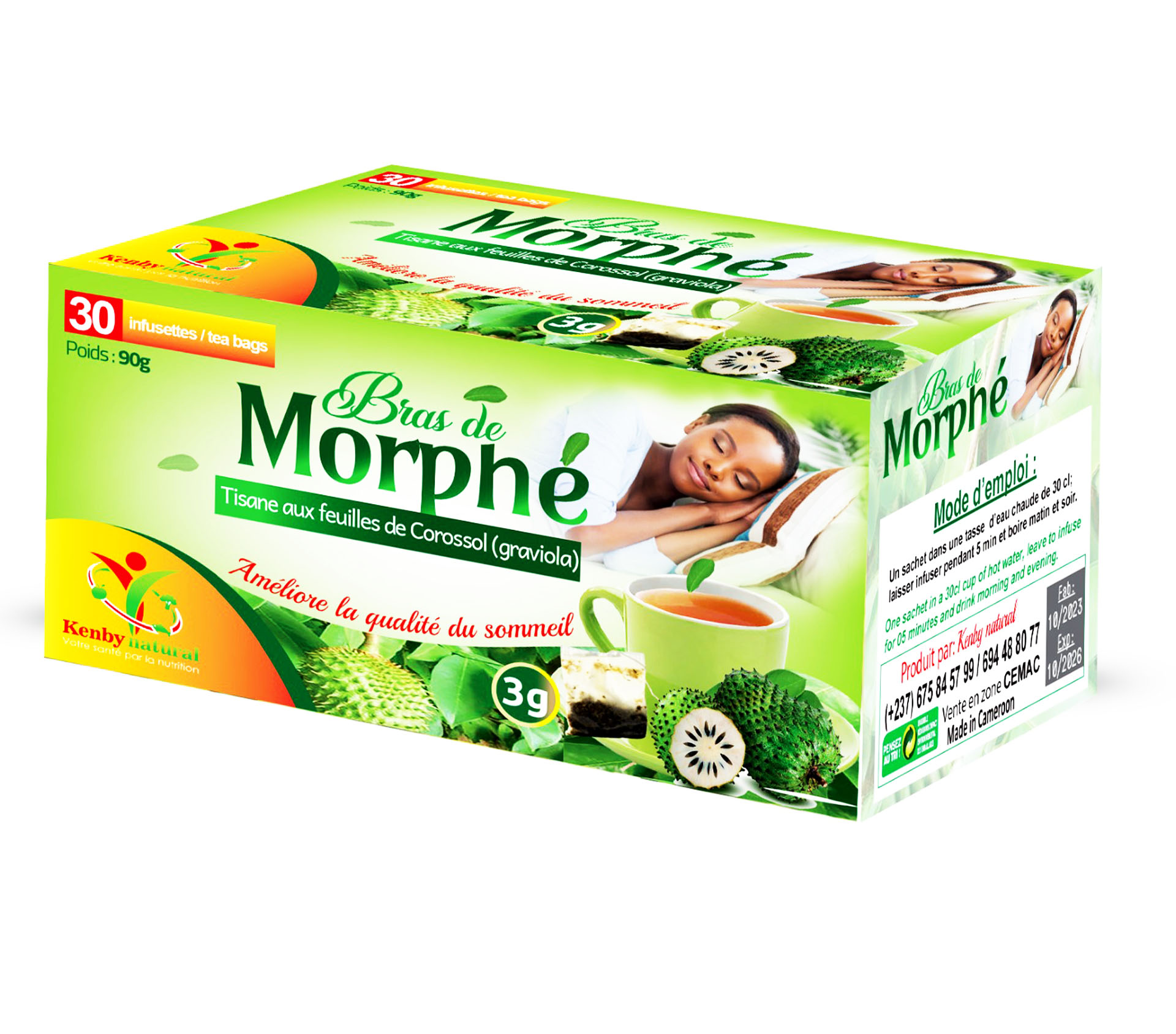 Bras de Morphé Tisane aux feuilles de corossol 90 Gram – GTIN 6177000010873