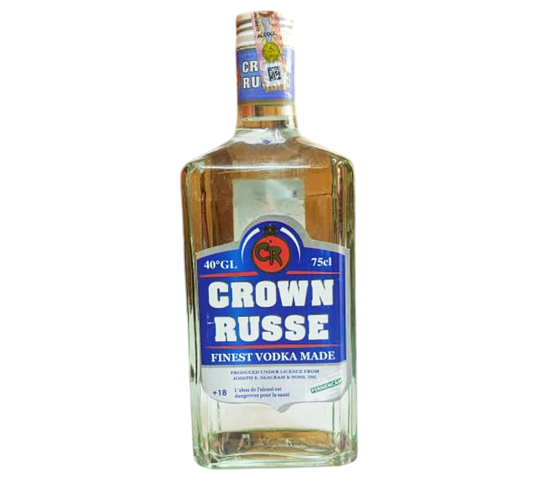 CROWN RUSSE VODKA FINEST VODKA MADE 75 Centilitre – GTIN 6174000038593