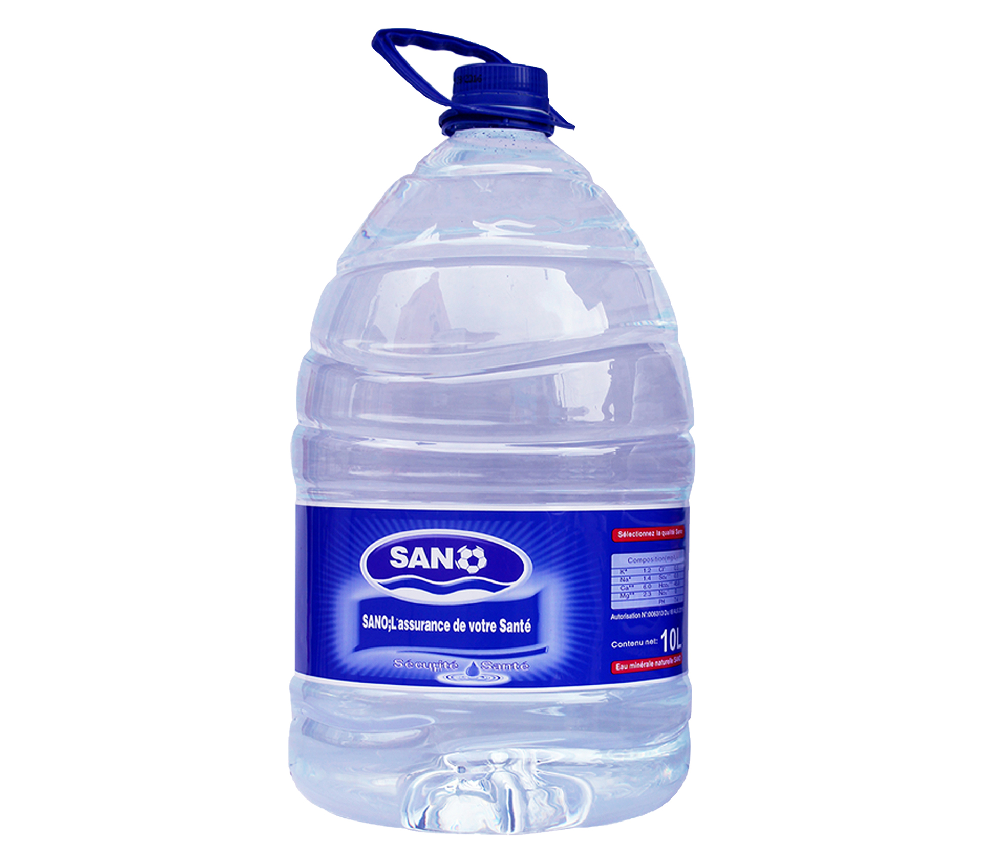Sano Naturelle Eau sous Emballage Pure Et Legere 10 Litre – GTIN 6174000118295