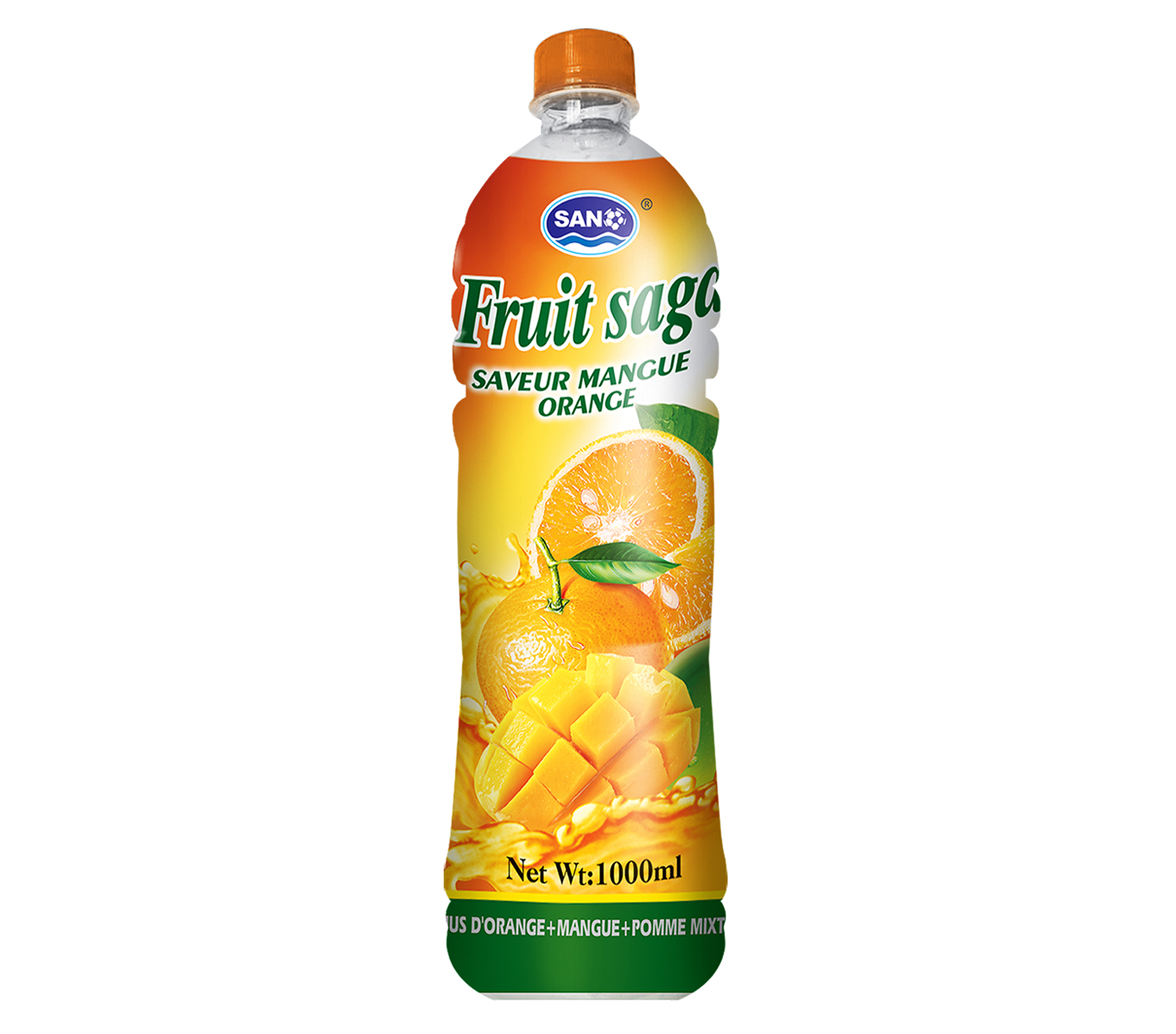 Sano Saga De Fruit Boissons à Base de Jus de Fruits Mangue Orange 500 Millilitre – GTIN 6174000118356