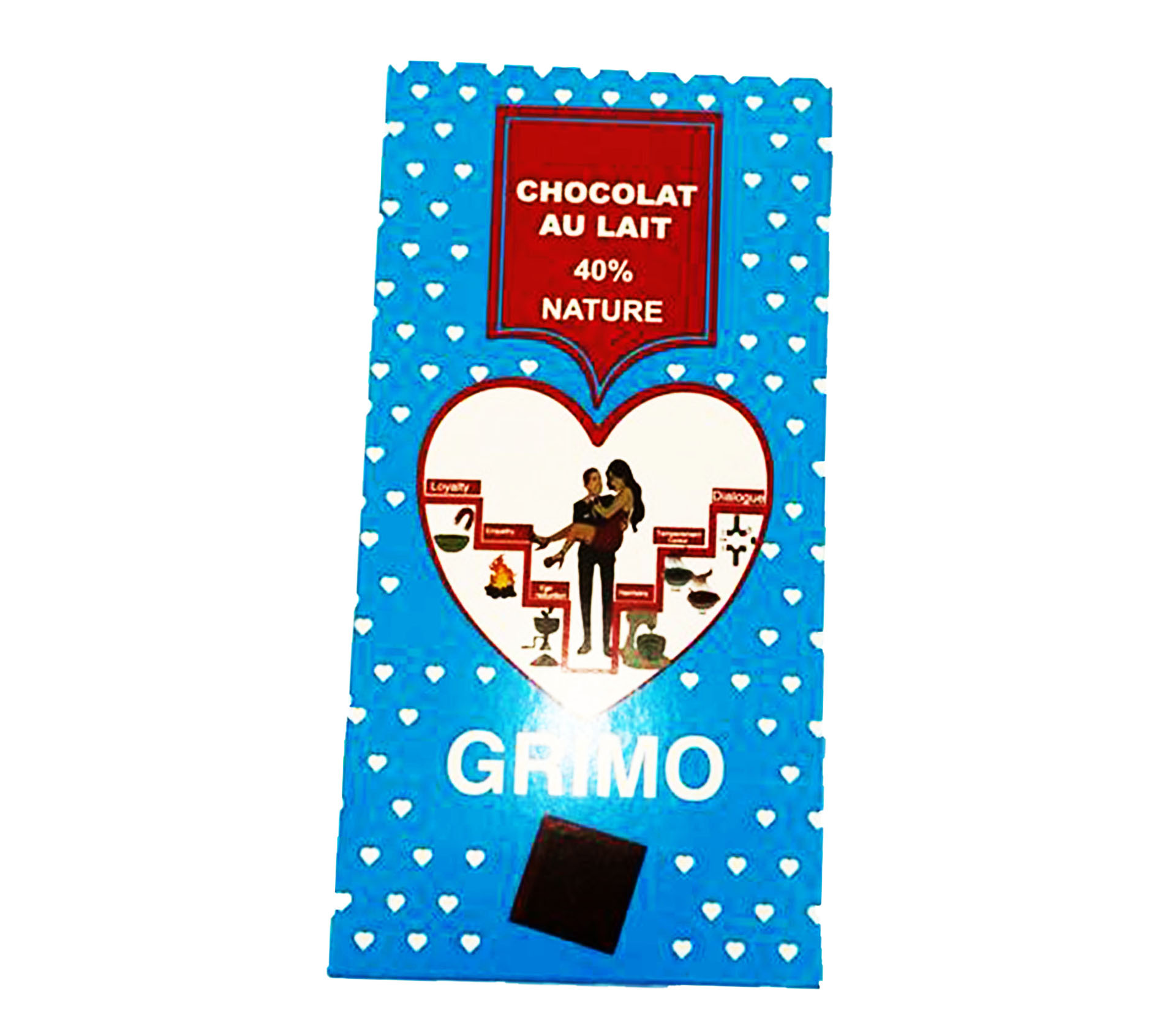 GRIMO Chocolat 40% au lait 100 Gram – GTIN 6176000034513
