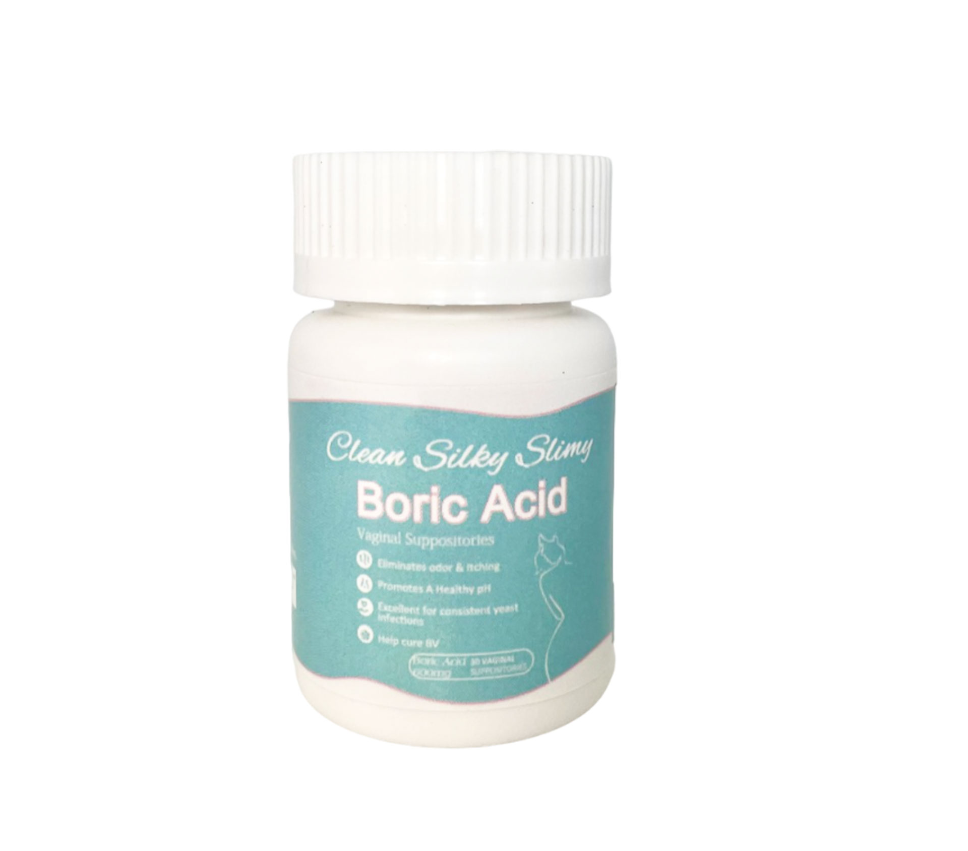 CLEAN SILKY SLIMY Boric Acid Suppository 38 Gram – GTIN 6176000135401